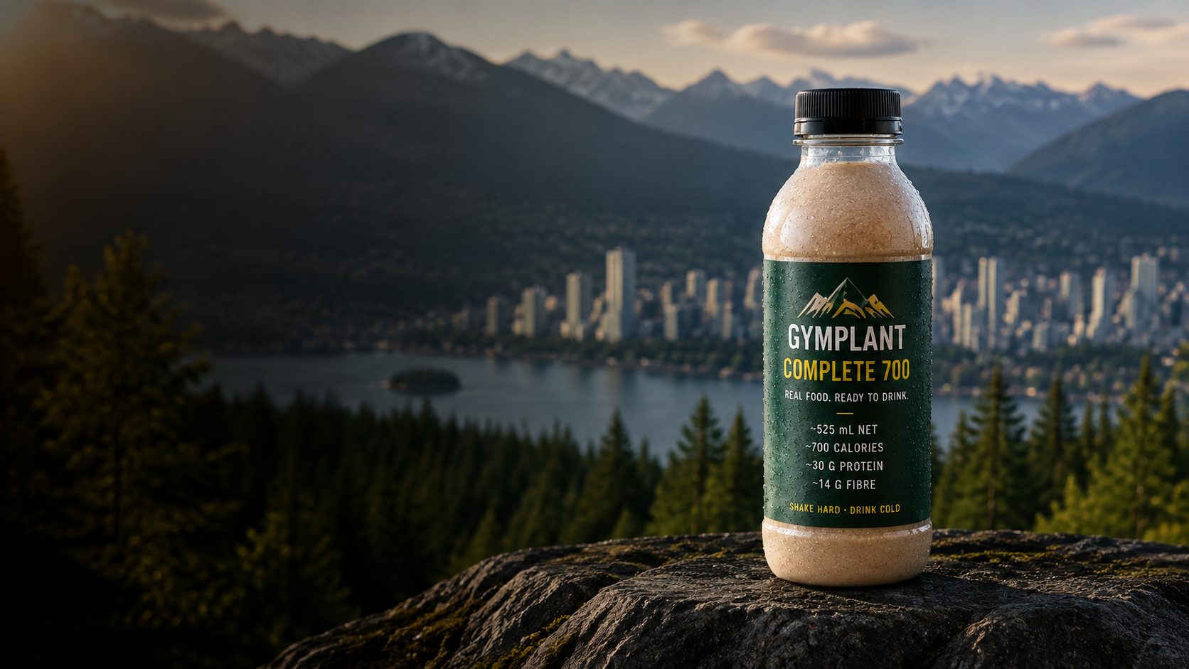 Vancouver and the North Shore mountains, where GymPlant meals are prepared